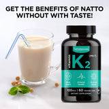 Vitamin K2 MK-7 100 mcg Supplement